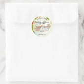 Honey Bee Floral Lip Balm Tin Label Runder Aufkleber (Tasche)