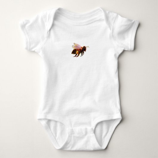 Honey Bee Flying Baby Strampler (Vorderseite)