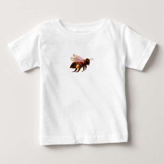 Honey Bee Flying Baby T-shirt (Vorderseite)