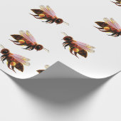 Honey Bee Flying Geschenkpapier (Ecke)