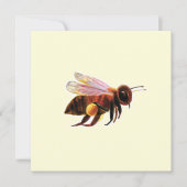 Honey Bee Flying Karte (Vorderseite)