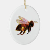 Honey Bee Flying Keramik Ornament (Rechts)