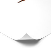 Honey Bee Flying Poster (Ecke)