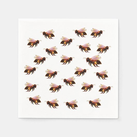 Honey Bee Flying Serviette (Vorderseite)