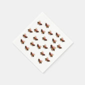 Honey Bee Flying Serviette (Ecke)