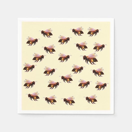 Honey Bee Flying Serviette (Vorderseite)