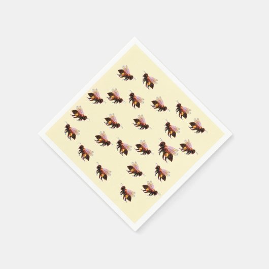 Honey Bee Flying Serviette (Ecke)
