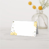 Honey Bee Food Zelt Labels Platzkarte (Rückseite)