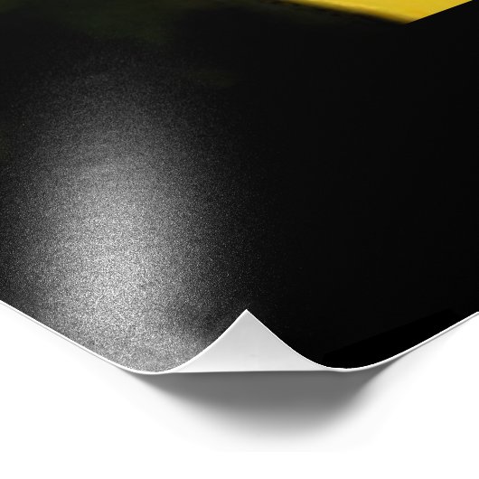 Honey bee fotodruck (Ecke)