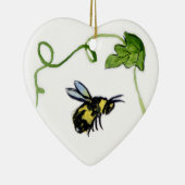 Honey Bee Garden Art Custom Ornament Pendant (Rechts)