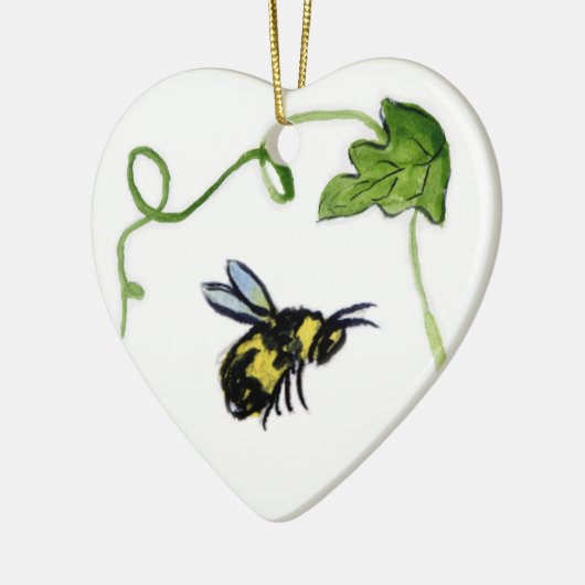 Honey Bee Garden Art Custom Ornament Pendant (Links)
