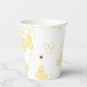 Honey Bee Geburtstagsparty Pappbecher (Vorderseite)