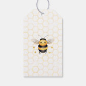 Honey Bee Gender Neutral Baby Dusche Vielen Dank Geschenkanhänger (Rückseite)