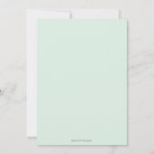 Honey Bee Gender Neutral Baby Shower Einladung (Rückseite)