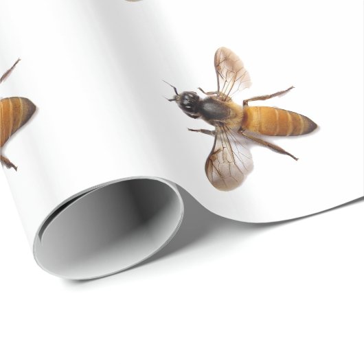 Honey Bee Geschenkpapier (Rolleneckpunkt)