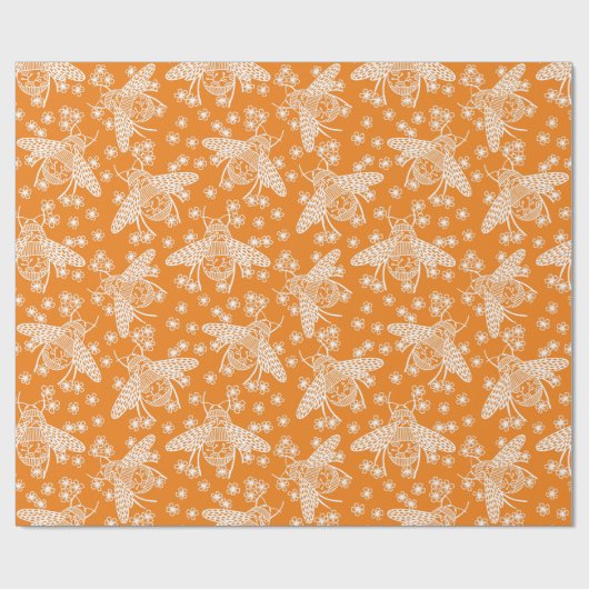 Honey Bee Geschenkpapier (Flach)