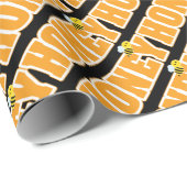 HONEY BEE GESCHENKPAPIER (Rolleneckpunkt)