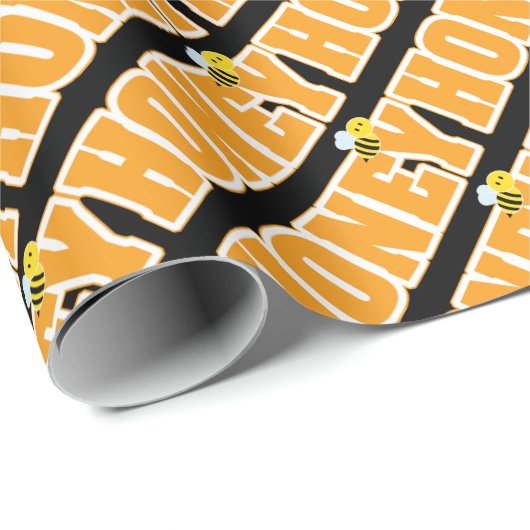 HONEY BEE GESCHENKPAPIER (Rolleneckpunkt)