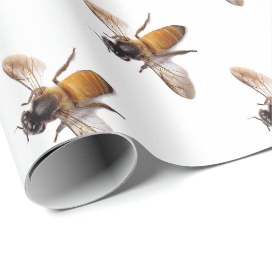 Honey Bee Geschenkpapier (Rolleneckpunkt)