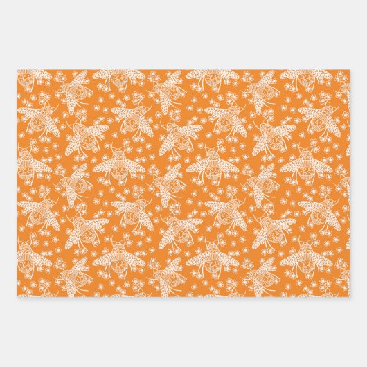 Honey Bee Geschenkpapier Set (Vorderseite 2)