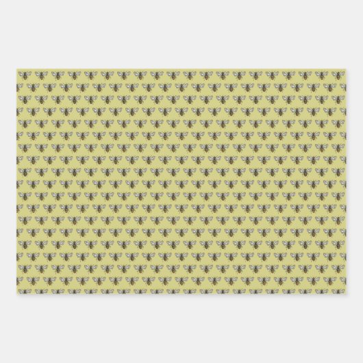 Honey Bee Geschenkpapier Set (Vorderseite 2)