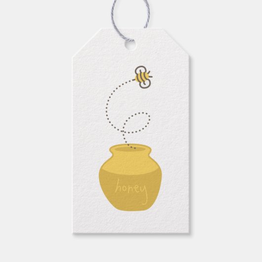 Honey Bee Gift Tags Geschenkanhänger (Vorderseite)