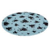 Honey Bee Glass Chopping Board - Geschenk für Mama Schneidebrett (Ecke)