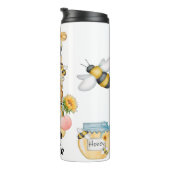 Honey Bee Gnome Travel Mug Thermosbecher (Nach rechts gedreht)