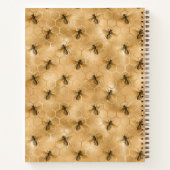 Honey Bee Golden Notizblock (Rückseite)