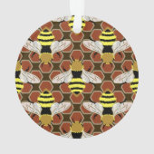 Honey Bee Graphic Ornament (Rückseite)