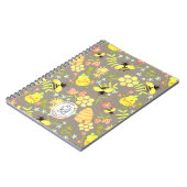 Honey Bee Gray Notizblock (Linke Seite)