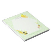 Honey Bee Green Notizblock (angewinkelt)