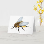 Honey Bee Greeting Card Karte (Gelbe Blume)
