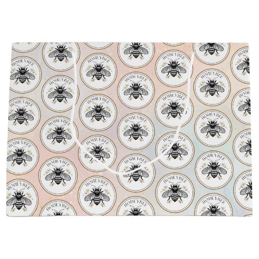 Honey Bee Große Geschenktüte (Vorderseite)