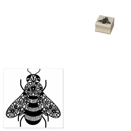 Honey Bee Gummistempel (Stempel)