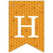 Honey Bee Happy Birthday Wimpelkette (Zweite Fahne)