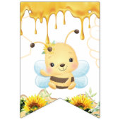 Honey Bee Happy Birthday Wimpelkette (Erste Fahne)
