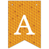 Honey Bee Happy Birthday Wimpelkette (Dritte Fahne)