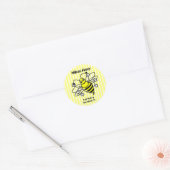 Honey Bee Honey Label Sticker (Umschlag)