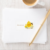 Honey Bee Honey Seller Beekeeper Apiarist Adressaufkleber (Insitu)