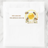 Honey Bee Honey Seller Beekeeper Apiarist Rechteckiger Aufkleber (Tasche)