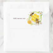 Honey Bee Honey Seller Beekeeper Apiarist Rechteckiger Aufkleber (Tasche)