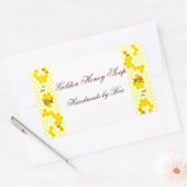 Honey Bee Honeycomb Art Custom Jar Stickers (Umschlag)
