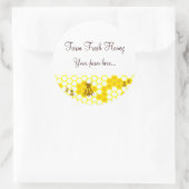 Honey Bee Honeycomb Art Custom Jar Stickers (Tasche)