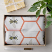 Honey Bee Honeycomb Beekeeper Seidenpapier (Geschenk)