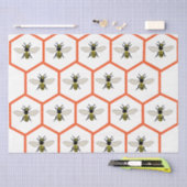 Honey Bee Honeycomb Beekeeper Seidenpapier (Handwerk)
