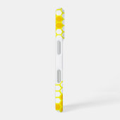 Honey Bee Honeycomb Custom 3" Round Aufkleber iPhone 16 Hülle (Rechte Seite)