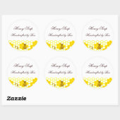 Honey Bee Honeycomb Custom Soap Label Stickers (Blatt)