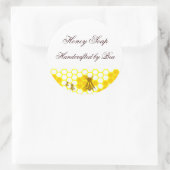 Honey Bee Honeycomb Custom Soap Label Stickers (Tasche)