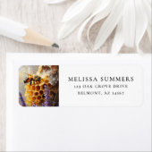 Honey Bee Honeycomb Lavender (Insitu)